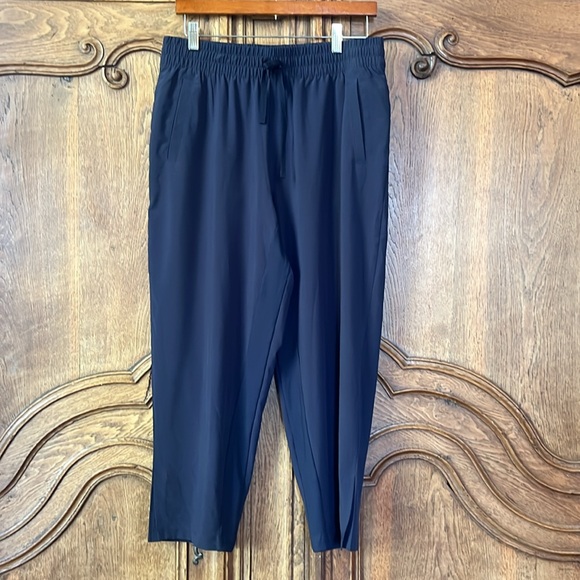 T byTalbots Women's Navy Drawstring Waist Stretch Pants - Picture 5 of 11